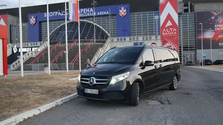 Mercedes V-Class at Belgrade Arena